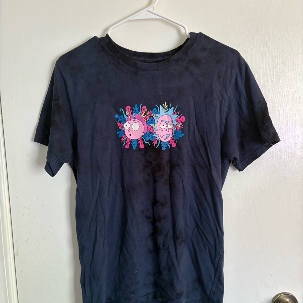 Kids Black Graphic T-Shirt